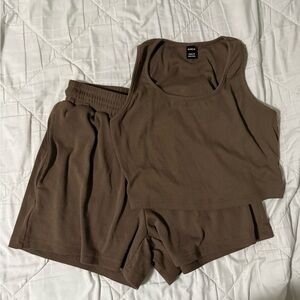 SHEIN Brown Set